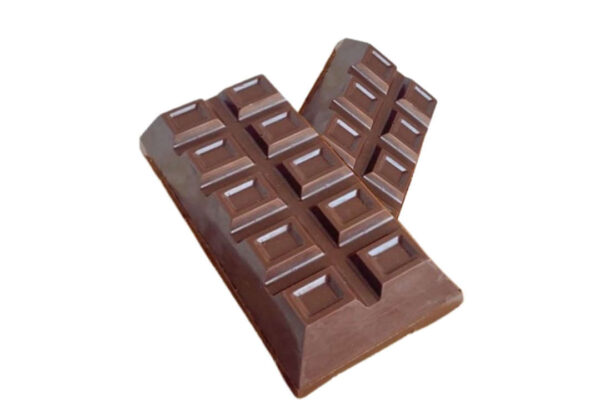 Barra recheada de chocolate