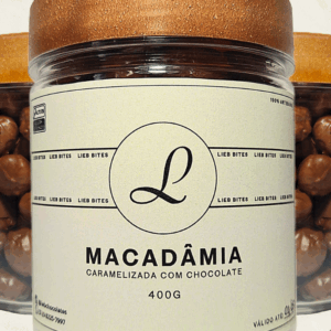 Macadâmia com chocolate