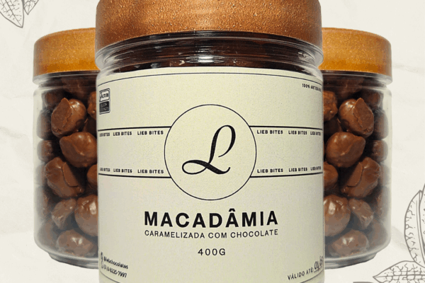 Macadâmia com chocolate