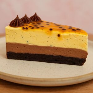 Torta de Maracujá com Chocolate